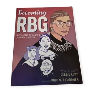Barnes & Noble Becoming RBG Kids Book - Pink, Purple, Black